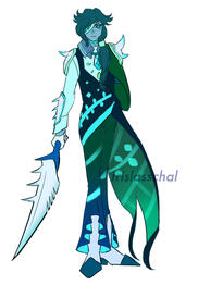 commissioned by @nightkni, character design from prompt