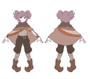 character turnaround for a school project