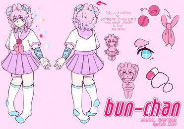character reference sheet for original character